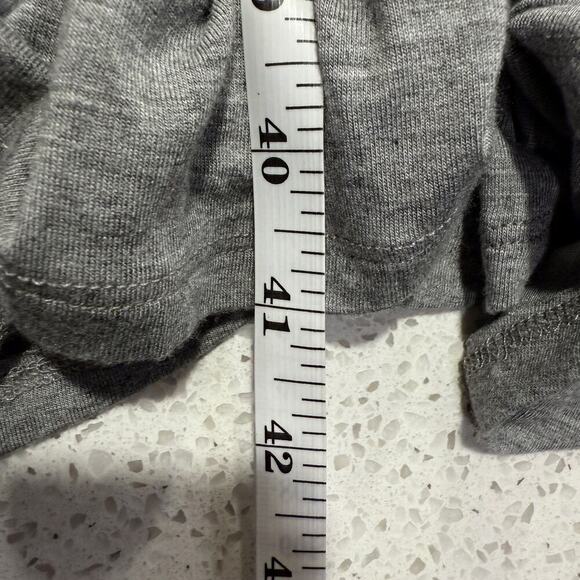 Gray Modal Maxi Skirt XL Soft Stretch Foldover Waist Soft Stretch Boho Louge - Picture 6 of 6